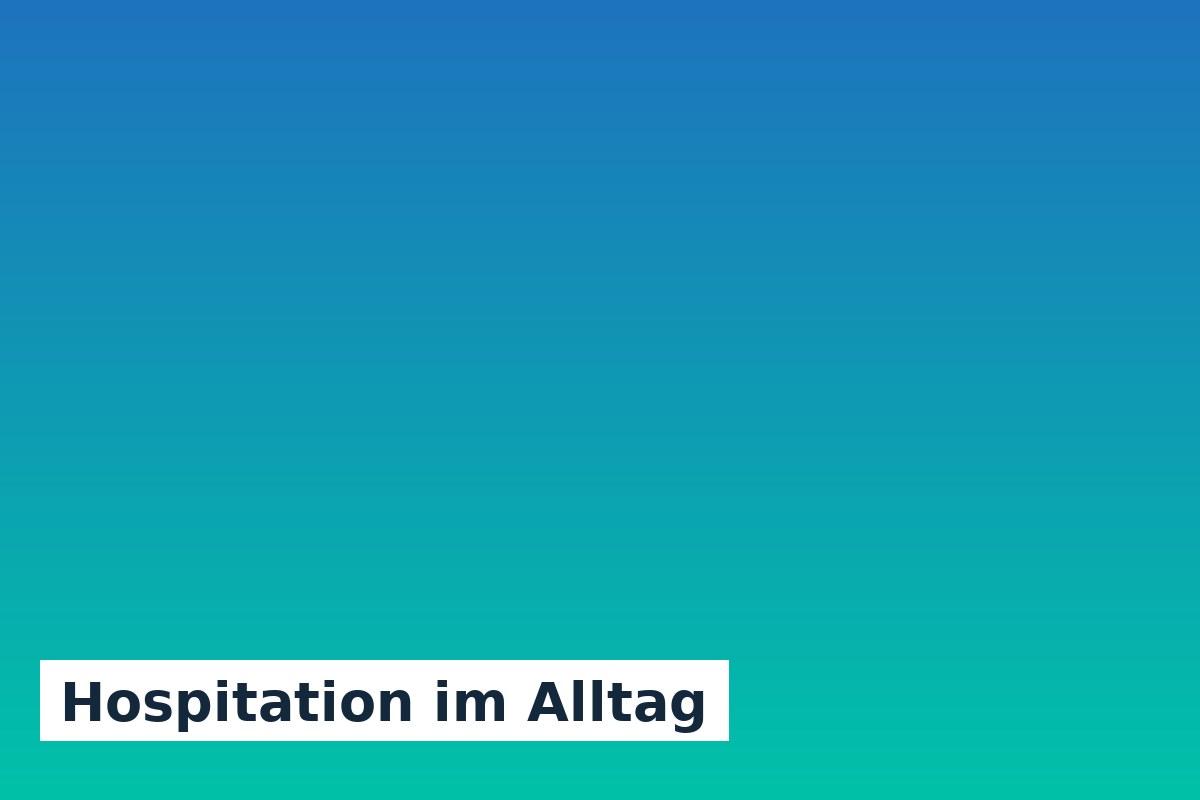 Hospitation im Alltag